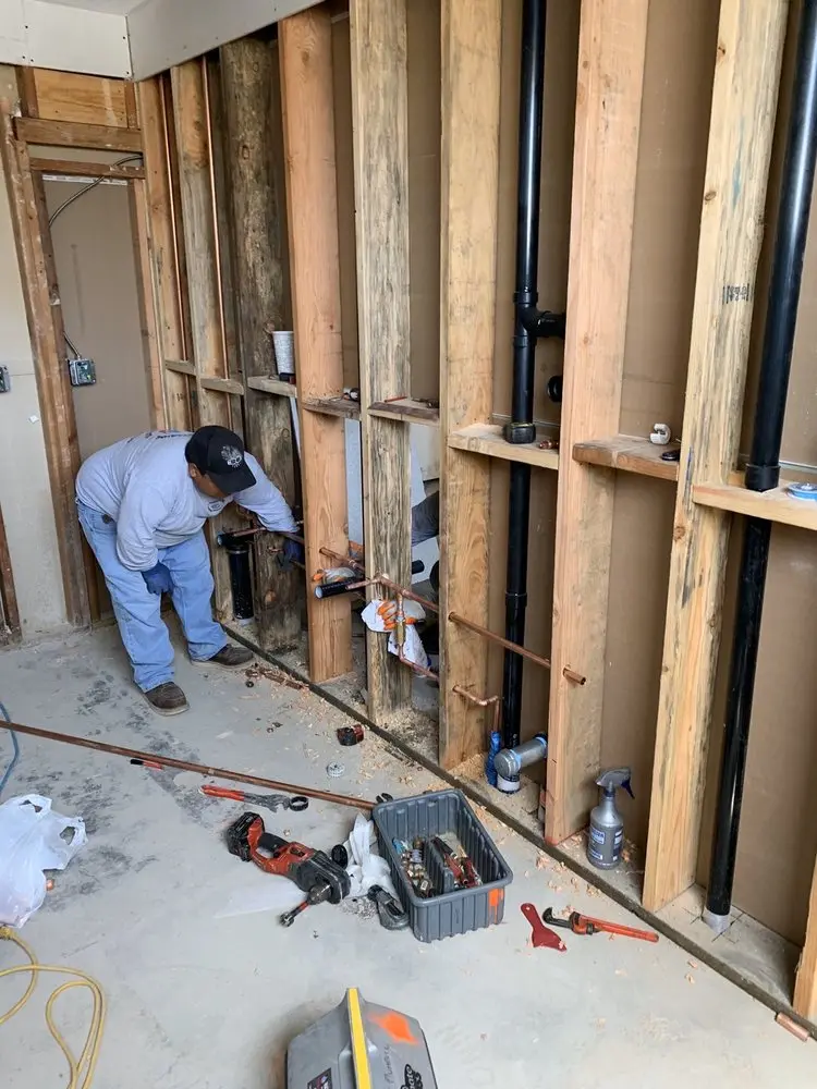 Commercial rough-in plumbing for Commercial Plumbing in Delafield